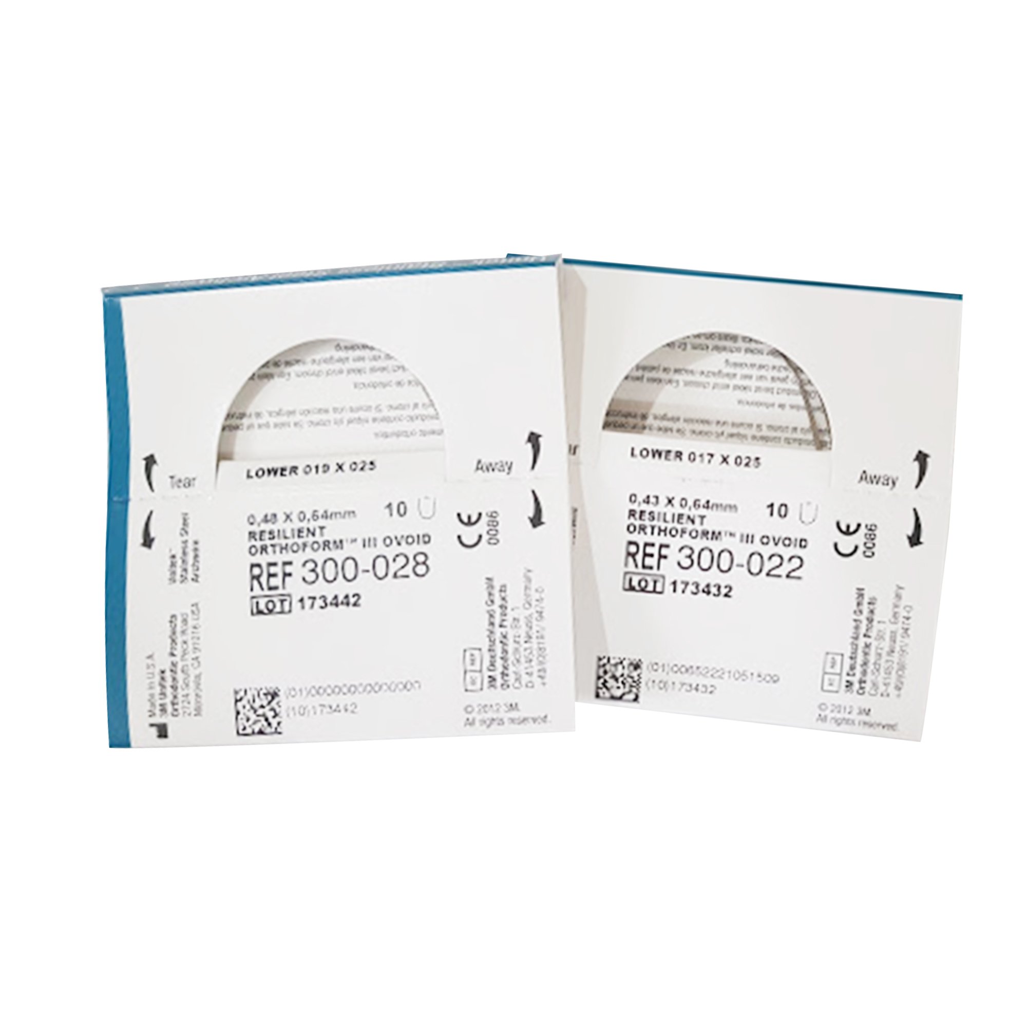 Dây Cung SS Vuông 3M - Hợp Kim Crom-Cobalt Cho Hàm Trên/Dưới - Gói